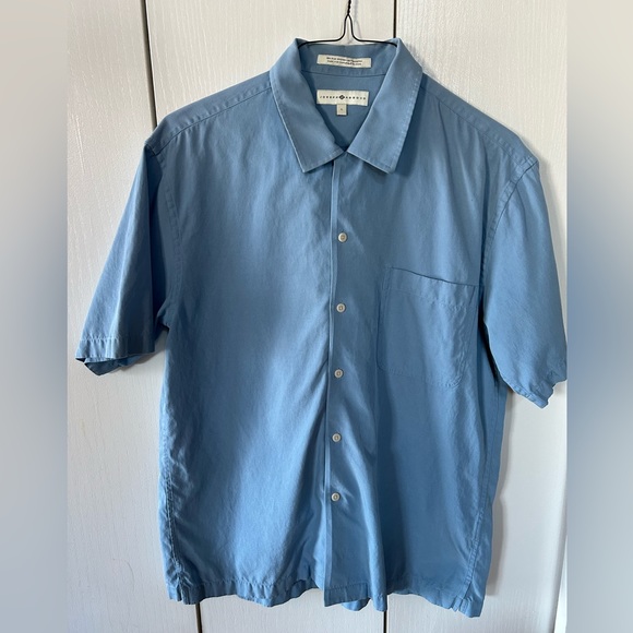 Joseph Abboud ~ Short Sleeve Button Shirt 52% Silk 48% Cotton ~ Men’s Size L - Picture 4 of 12